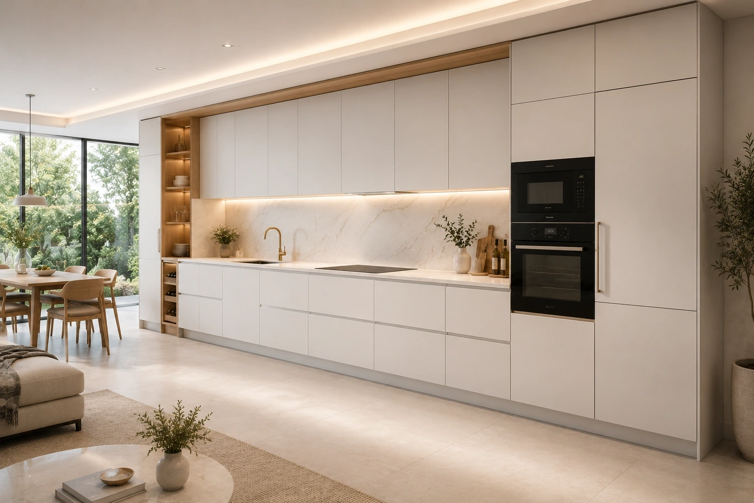 Straight Kitchen